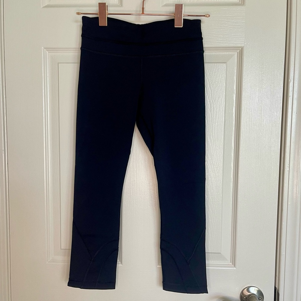 Lululemon Athletica Black Cropped Leggings